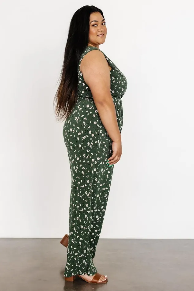 Baltic Born Jumpsuits and Rompers Ashlyn Jumpsuit Green Floral 8211 Women Baltic Born Jumpsuits and Rompers Ashlyn Jumpsuit Green Floral 8211 Women