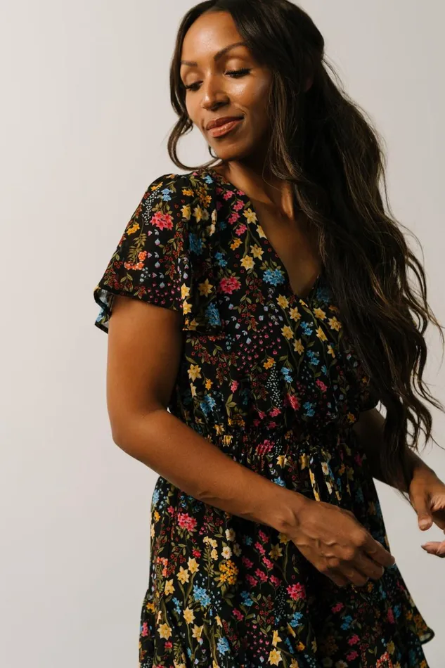 Baltic Born Jumpsuits and Rompers Candy Romper Black Floral 8211 Women Baltic Born Jumpsuits and Rompers Candy Romper Black Floral 8211 Women