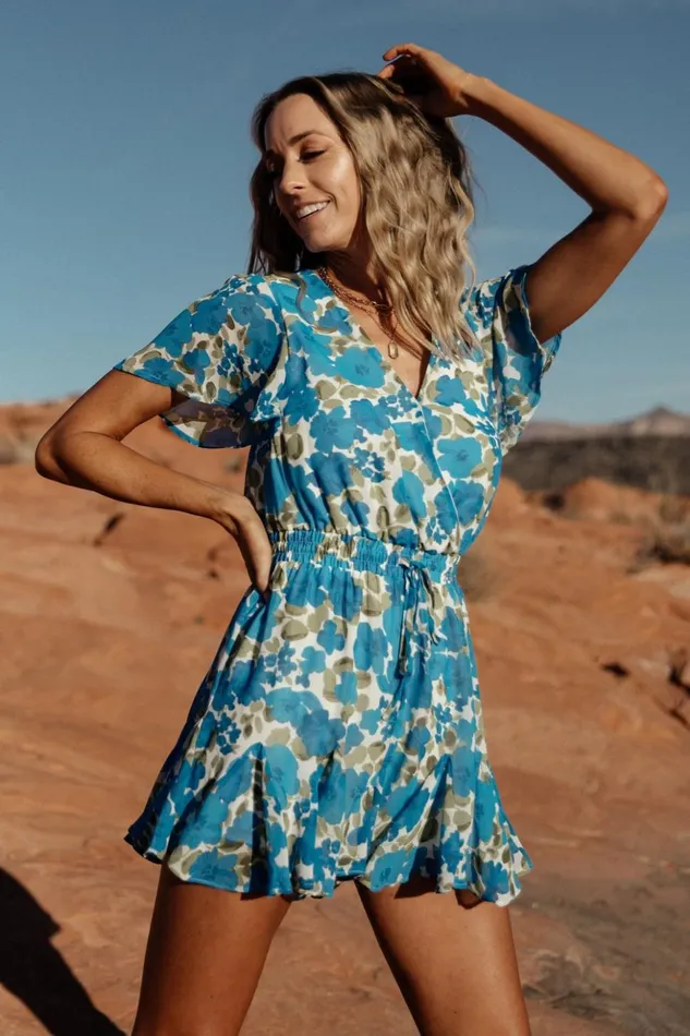 Baltic Born Jumpsuits and Rompers Candy Romper Blue Olive 8211 Women Baltic Born Jumpsuits and Rompers Candy Romper Blue Olive 8211 Women