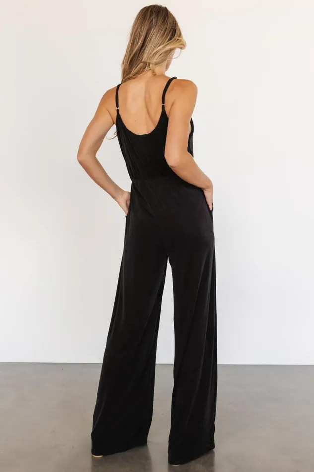 Baltic Born Jumpsuits and Rompers Colton Sleeveless Jumpsuit Black 8211 Women Baltic Born Jumpsuits and Rompers Colton Sleeveless Jumpsuit Black 8211 Women