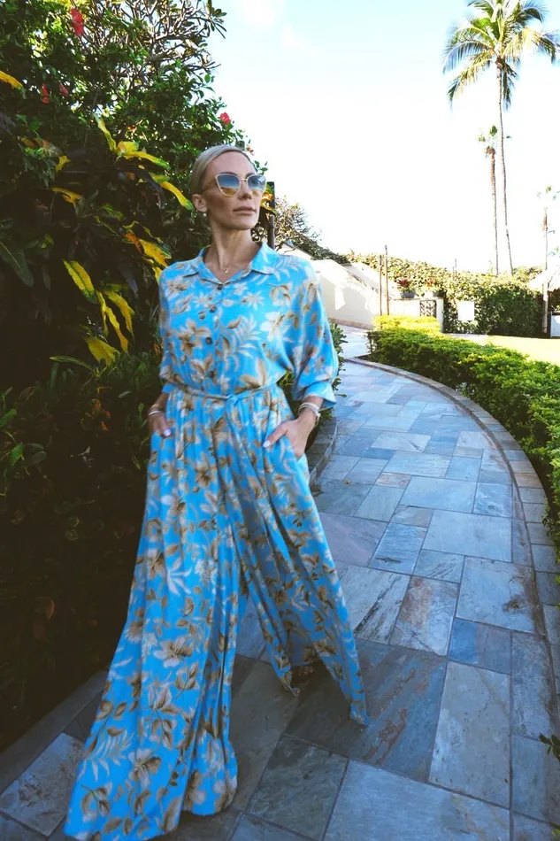 Baltic Born Jumpsuits and Rompers Escondido Jumpsuit Blue Print 8211 Women Baltic Born Jumpsuits and Rompers Escondido Jumpsuit Blue Print 8211 Women