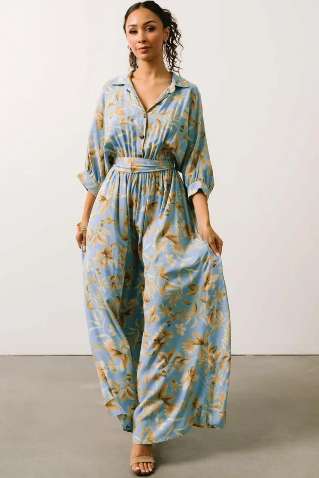 Baltic Born Jumpsuits and Rompers Escondido Jumpsuit Blue Print 8211 Women Baltic Born Jumpsuits and Rompers Escondido Jumpsuit Blue Print 8211 Women