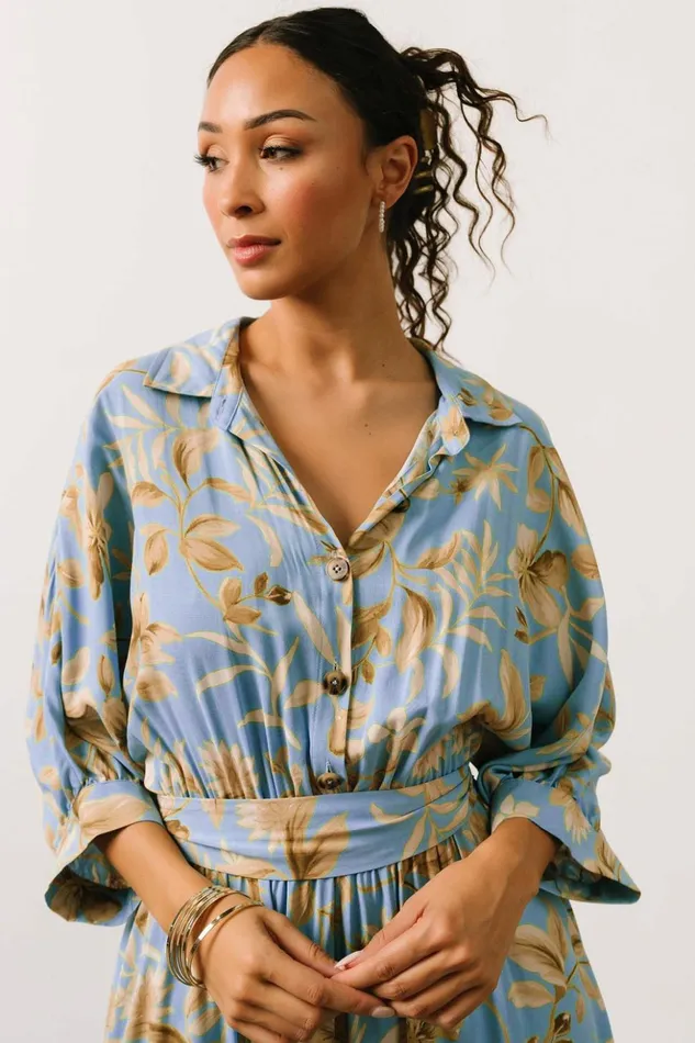 Baltic Born Jumpsuits and Rompers Escondido Jumpsuit Blue Print 8211 Women Baltic Born Jumpsuits and Rompers Escondido Jumpsuit Blue Print 8211 Women