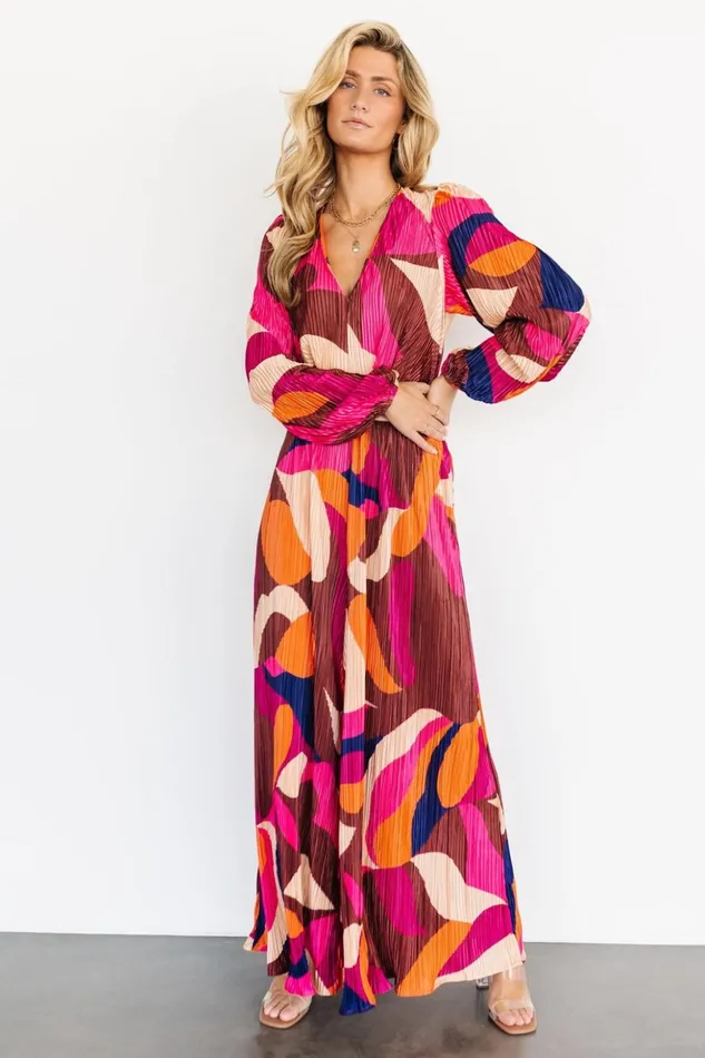 Baltic Born Jumpsuits and Rompers Fran Pleated Jumpsuit Multi 8211 Women Baltic Born Jumpsuits and Rompers Fran Pleated Jumpsuit Multi 8211 Women