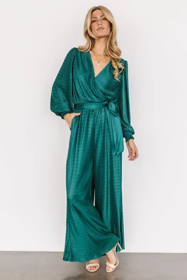 Baltic Born Jumpsuits and Rompers Gabriel Jumpsuit Jade 8211 Women