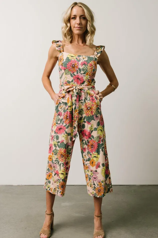 Baltic Born Jumpsuits and Rompers Gemma Jumpsuit Multi Floral 8211 Women