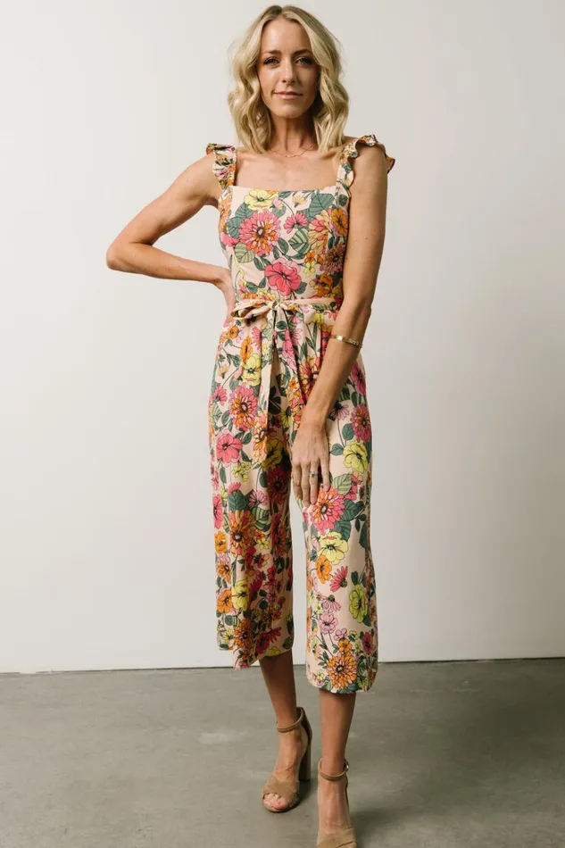 Baltic Born Jumpsuits and Rompers Gemma Jumpsuit Multi Floral 8211 Women Baltic Born Jumpsuits and Rompers Gemma Jumpsuit Multi Floral 8211 Women