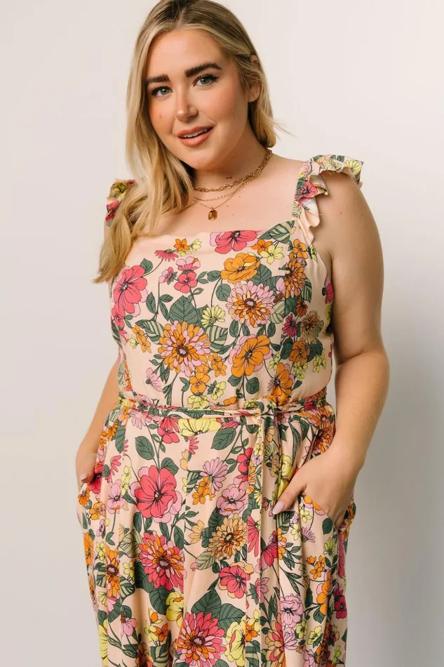 Baltic Born Jumpsuits and Rompers Gemma Jumpsuit Multi Floral 8211 Women Baltic Born Jumpsuits and Rompers Gemma Jumpsuit Multi Floral 8211 Women