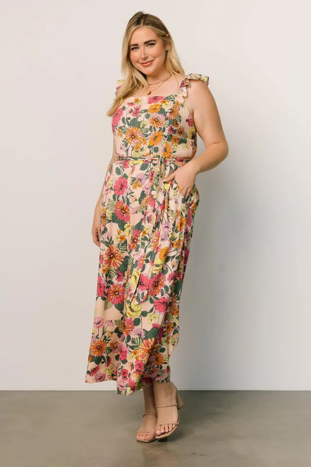 Baltic Born Jumpsuits and Rompers Gemma Jumpsuit Multi Floral 8211 Women Baltic Born Jumpsuits and Rompers Gemma Jumpsuit Multi Floral 8211 Women