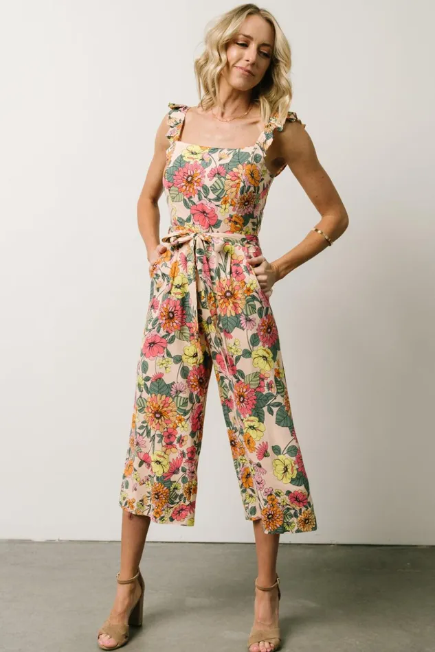 Baltic Born Jumpsuits and Rompers Gemma Jumpsuit Multi Floral 8211 Women Baltic Born Jumpsuits and Rompers Gemma Jumpsuit Multi Floral 8211 Women