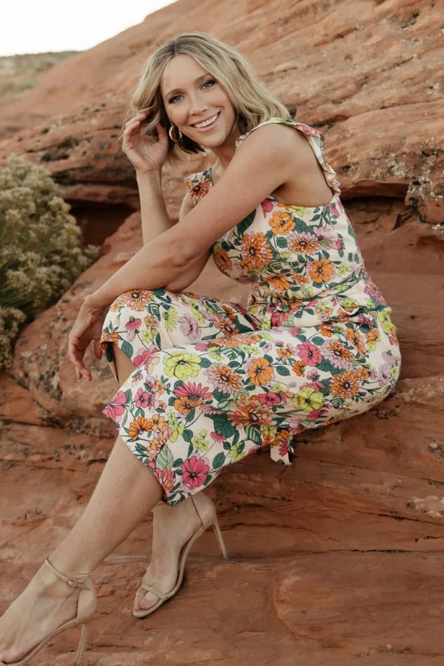 Baltic Born Jumpsuits and Rompers Gemma Jumpsuit Multi Floral 8211 Women Baltic Born Jumpsuits and Rompers Gemma Jumpsuit Multi Floral 8211 Women