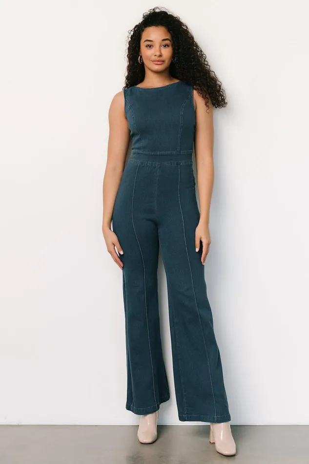 Baltic Born Jumpsuits and Rompers Katy Tank Jumpsuit Denim Blue 8211 Women Baltic Born Jumpsuits and Rompers Katy Tank Jumpsuit Denim Blue 8211 Women