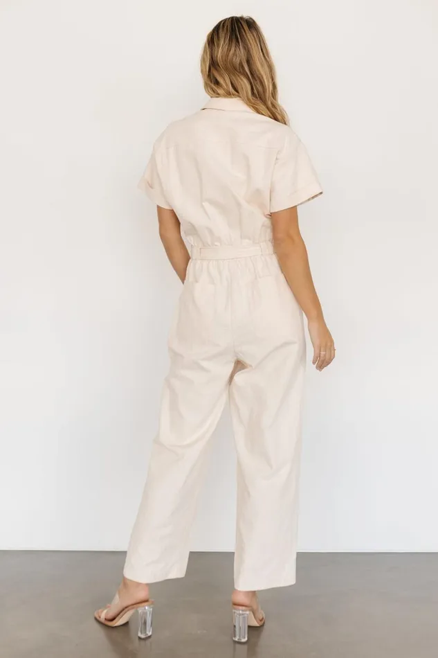 Baltic Born Jumpsuits and Rompers Newport Jumpsuit Cream 8211 Women Baltic Born Jumpsuits and Rompers Newport Jumpsuit Cream 8211 Women