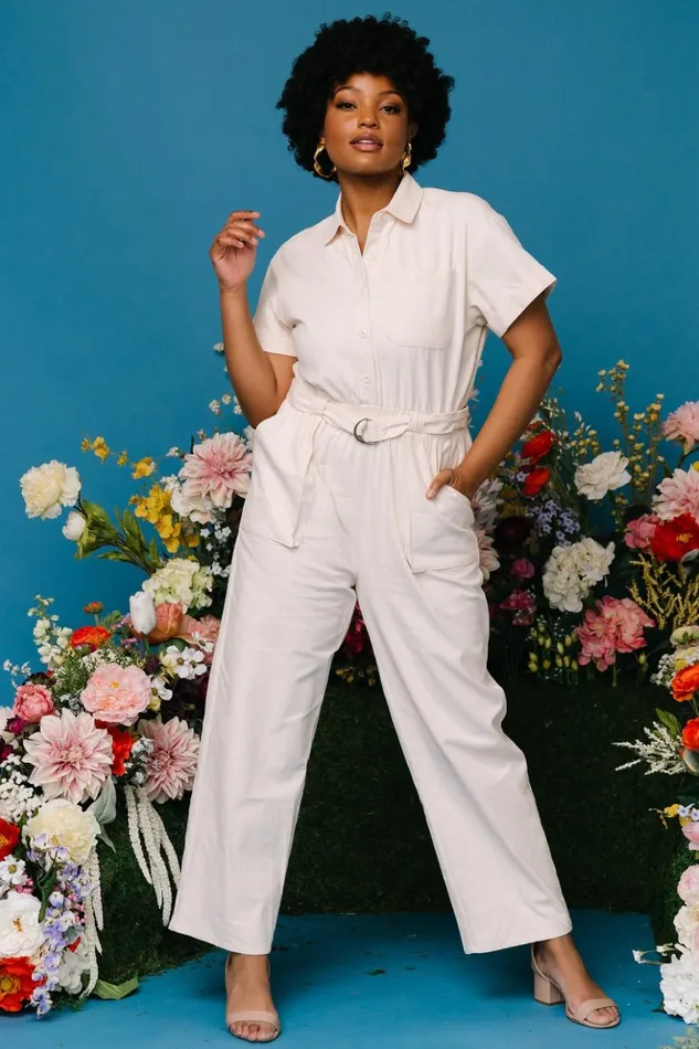 Baltic Born Jumpsuits and Rompers Newport Jumpsuit Cream 8211 Women Baltic Born Jumpsuits and Rompers Newport Jumpsuit Cream 8211 Women