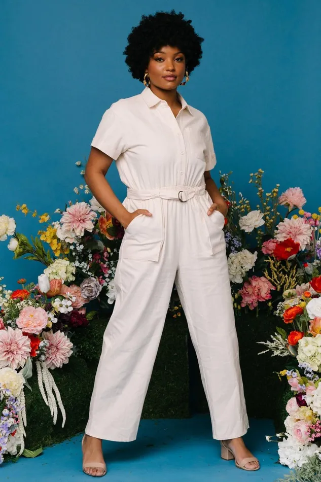 Baltic Born Jumpsuits and Rompers Newport Jumpsuit Cream 8211 Women Baltic Born Jumpsuits and Rompers Newport Jumpsuit Cream 8211 Women