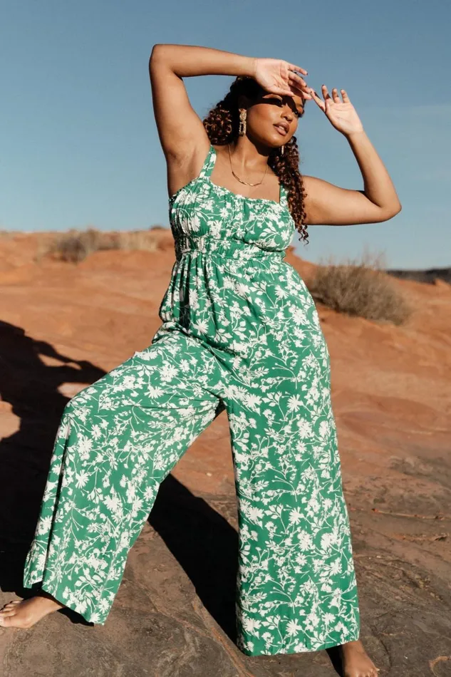 Baltic Born Jumpsuits and Rompers Palisades Tank Jumpsuit Green Print 8211 Women Baltic Born Jumpsuits and Rompers Palisades Tank Jumpsuit Green Print 8211 Women