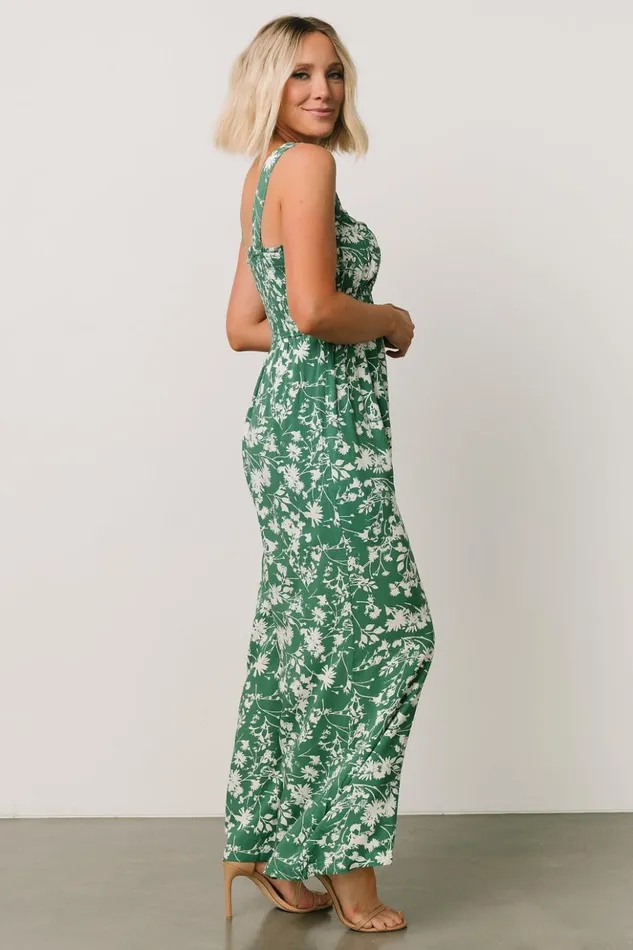 Baltic Born Jumpsuits and Rompers Palisades Tank Jumpsuit Green Print 8211 Women Baltic Born Jumpsuits and Rompers Palisades Tank Jumpsuit Green Print 8211 Women
