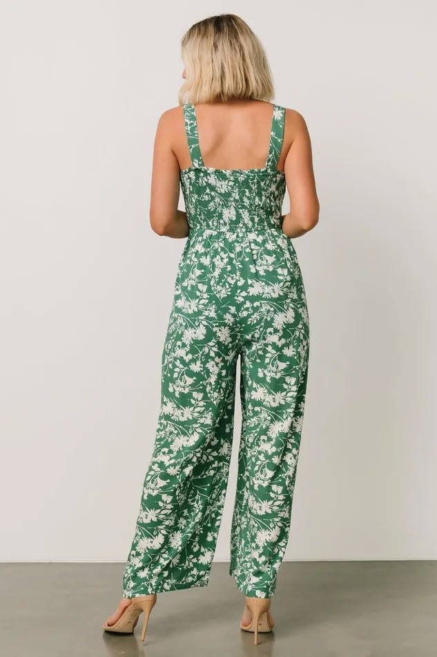 Baltic Born Jumpsuits and Rompers Palisades Tank Jumpsuit Green Print 8211 Women Baltic Born Jumpsuits and Rompers Palisades Tank Jumpsuit Green Print 8211 Women
