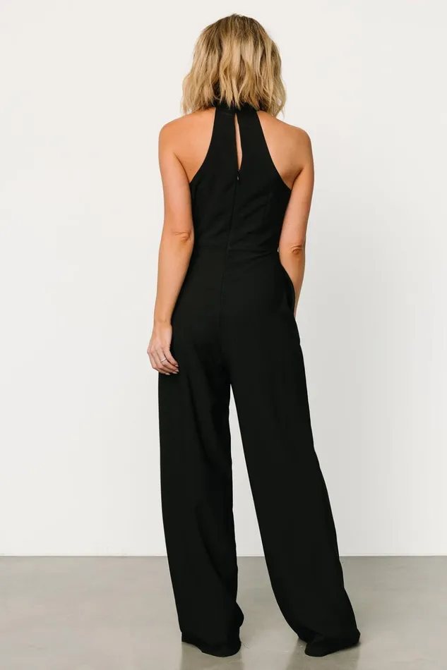 Baltic Born Jumpsuits and Rompers Raya Halter Jumpsuit Black 8211 Women Baltic Born Jumpsuits and Rompers Raya Halter Jumpsuit Black 8211 Women