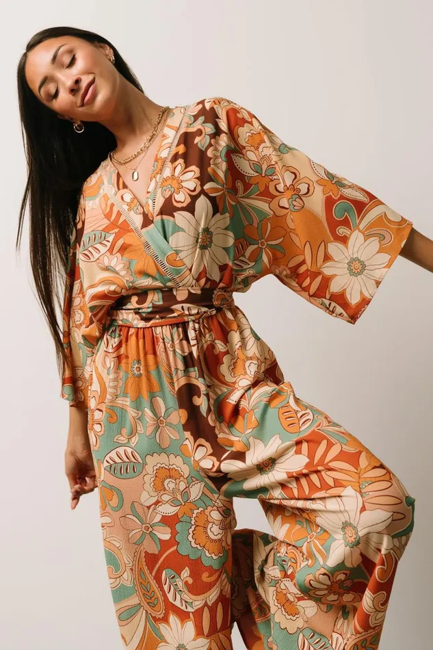 Baltic Born Jumpsuits and Rompers Rhapsody Jumpsuit Multi Print 8211 Women Baltic Born Jumpsuits and Rompers Rhapsody Jumpsuit Multi Print 8211 Women