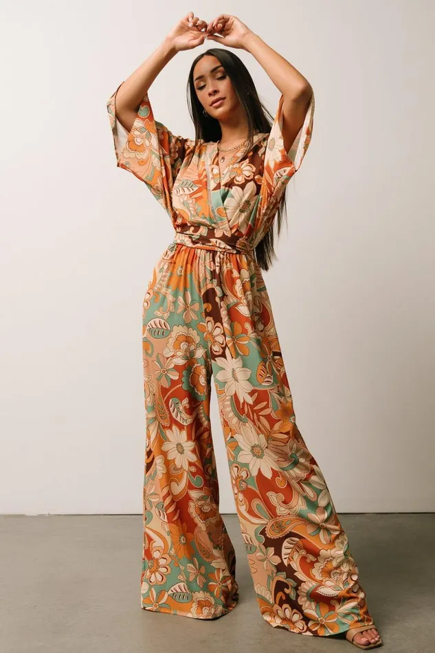 Baltic Born Jumpsuits and Rompers Rhapsody Jumpsuit Multi Print 8211 Women Baltic Born Jumpsuits and Rompers Rhapsody Jumpsuit Multi Print 8211 Women