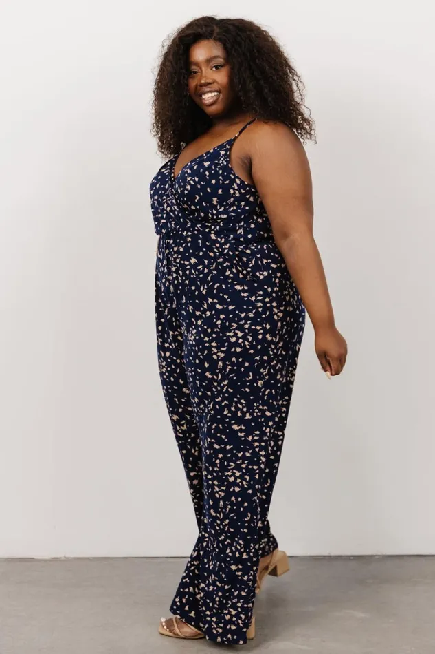 Baltic Born Jumpsuits and Rompers Sade Jumpsuit Navy Print 8211 Women Baltic Born Jumpsuits and Rompers Sade Jumpsuit Navy Print 8211 Women