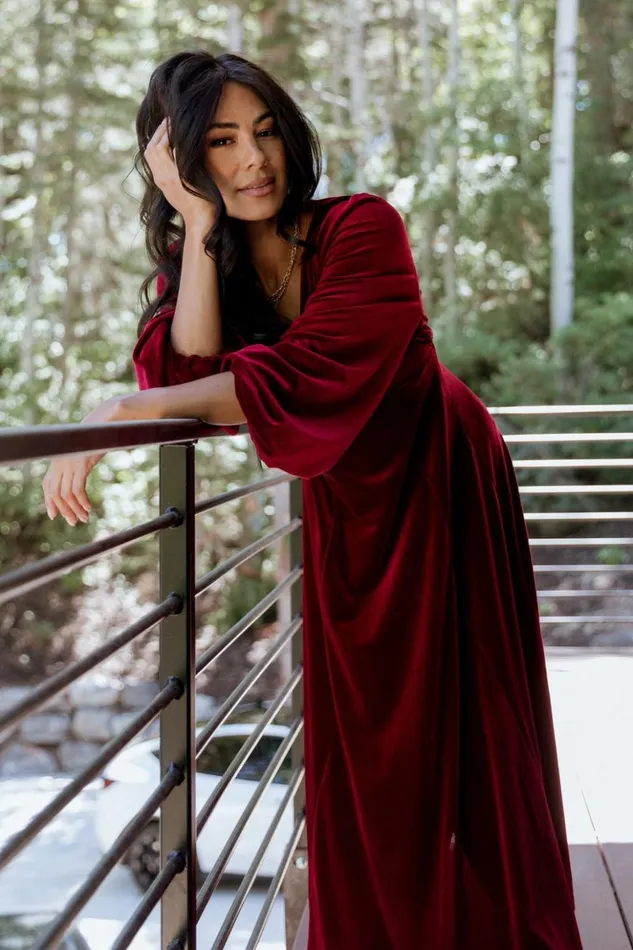 Baltic Born Maxi Dresses Adelita Velvet Maxi Dress Merlot 8211 Women Baltic Born Maxi Dresses Adelita Velvet Maxi Dress Merlot 8211 Women