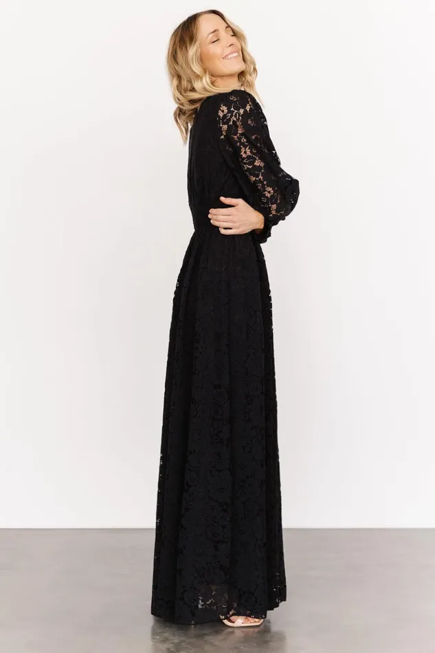 Baltic Born Maxi Dresses Aphrodite Lace Maxi Dress Black 8211 Women Baltic Born Maxi Dresses Aphrodite Lace Maxi Dress Black 8211 Women