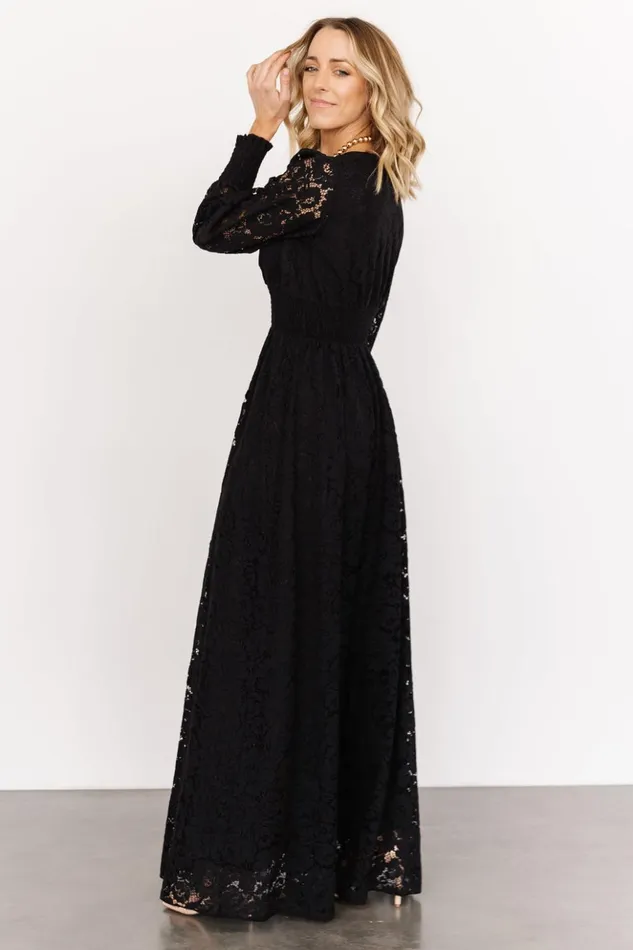 Baltic Born Maxi Dresses Aphrodite Lace Maxi Dress Black 8211 Women Baltic Born Maxi Dresses Aphrodite Lace Maxi Dress Black 8211 Women