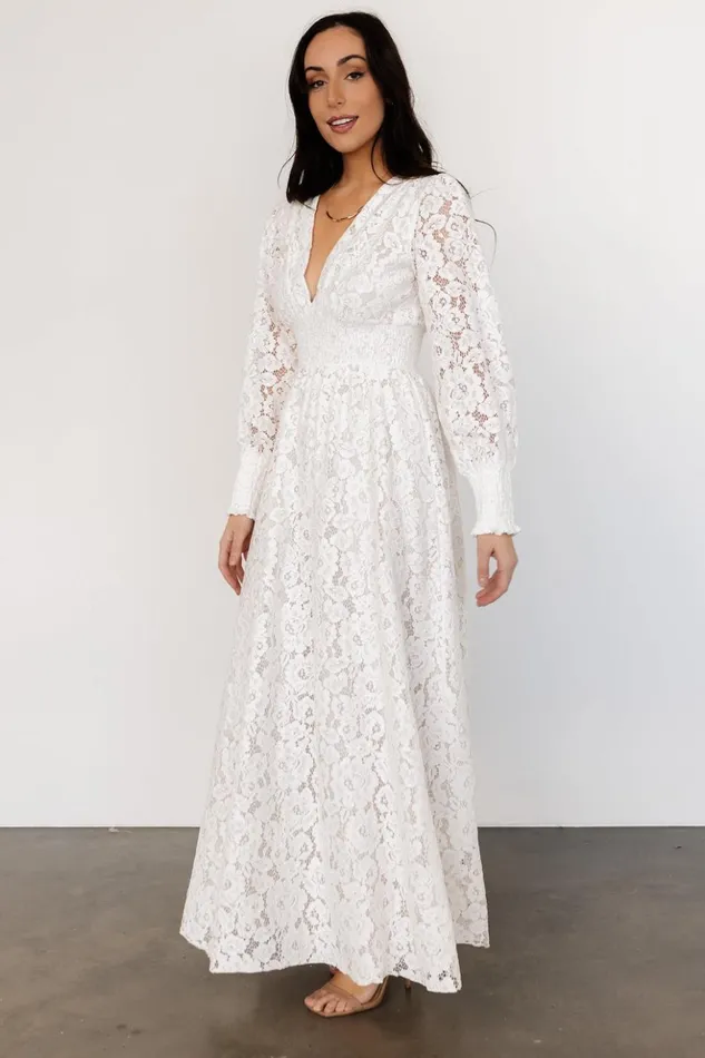Baltic Born Maxi Dresses Aphrodite Lace Maxi Dress Off White 8211 Women Baltic Born Maxi Dresses Aphrodite Lace Maxi Dress Off White 8211 Women