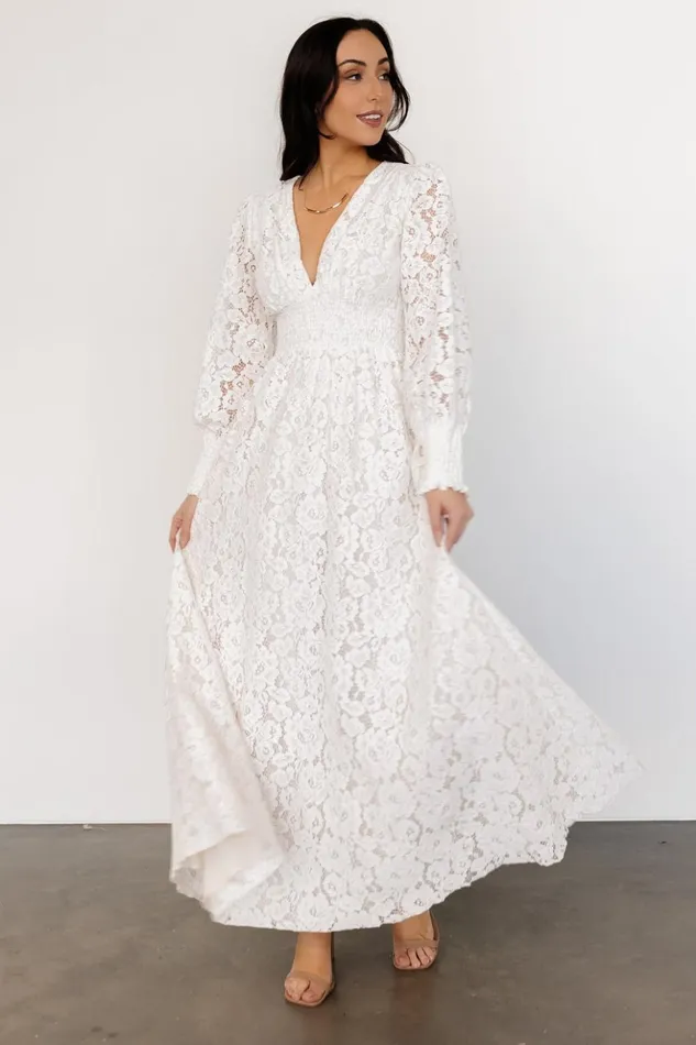 Baltic Born Maxi Dresses Aphrodite Lace Maxi Dress Off White 8211 Women Baltic Born Maxi Dresses Aphrodite Lace Maxi Dress Off White 8211 Women