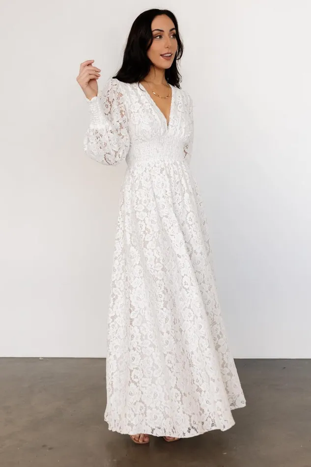 Baltic Born Maxi Dresses Aphrodite Lace Maxi Dress Off White 8211 Women Baltic Born Maxi Dresses Aphrodite Lace Maxi Dress Off White 8211 Women
