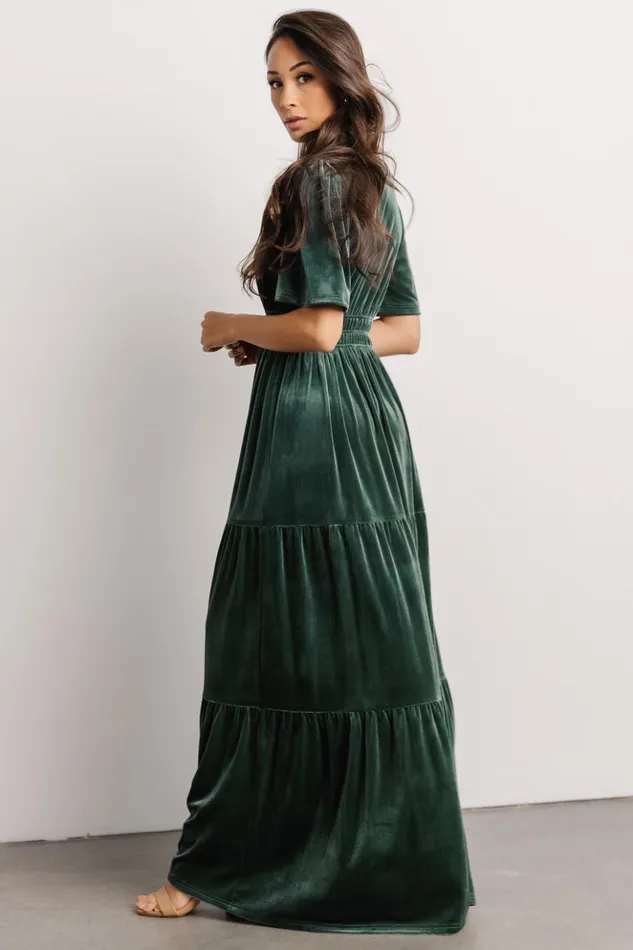 Baltic Born Maxi Dresses Artemis Velvet Maxi Dress Deep Lagoon 8211 Women Baltic Born Maxi Dresses Artemis Velvet Maxi Dress Deep Lagoon 8211 Women