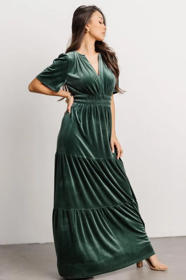 Baltic Born Maxi Dresses Artemis Velvet Maxi Dress Deep Lagoon 8211 Women Baltic Born Maxi Dresses Artemis Velvet Maxi Dress Deep Lagoon 8211 Women