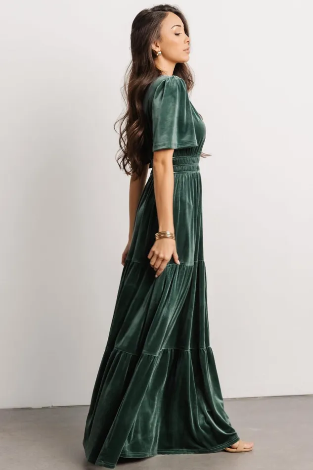 Baltic Born Maxi Dresses Artemis Velvet Maxi Dress Deep Lagoon 8211 Women Baltic Born Maxi Dresses Artemis Velvet Maxi Dress Deep Lagoon 8211 Women