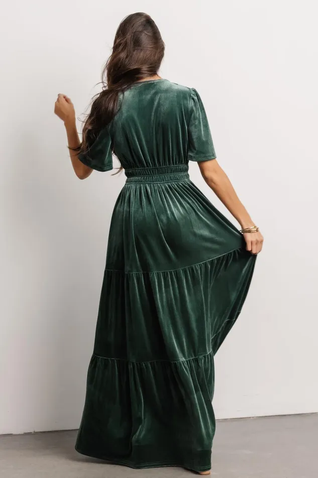 Baltic Born Maxi Dresses Artemis Velvet Maxi Dress Deep Lagoon 8211 Women Baltic Born Maxi Dresses Artemis Velvet Maxi Dress Deep Lagoon 8211 Women