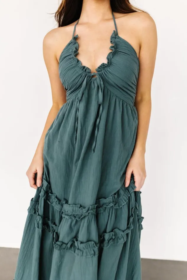 Baltic Born Maxi Dresses Augusta Halter Neck Maxi Dress Dusty Jade 8211 Women Baltic Born Maxi Dresses Augusta Halter Neck Maxi Dress Dusty Jade 8211 Women