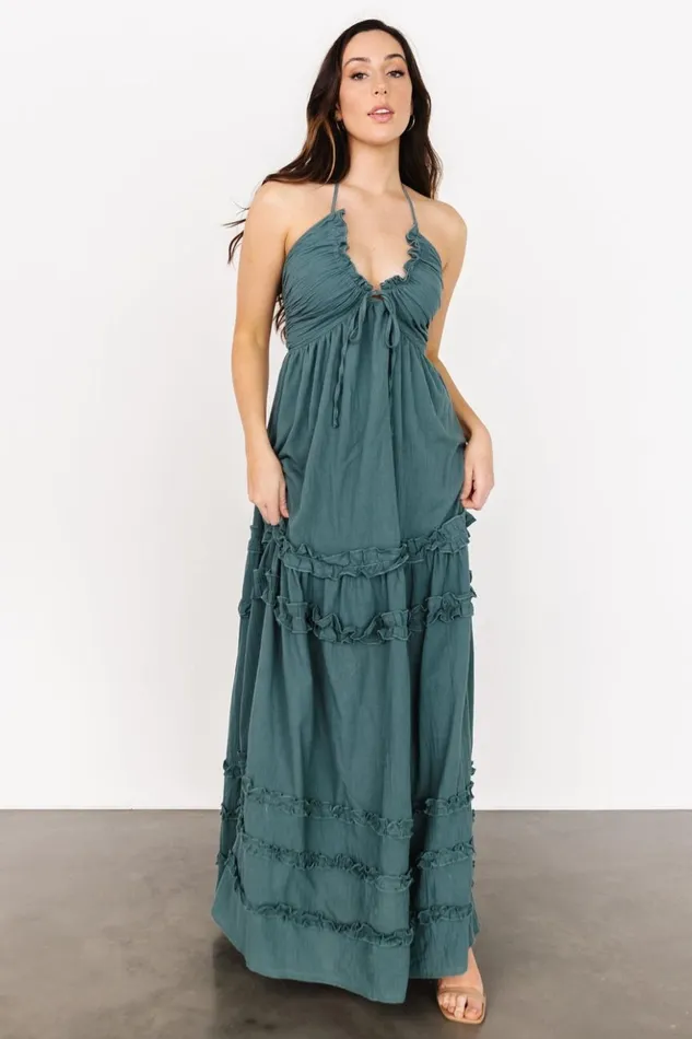 Baltic Born Maxi Dresses Augusta Halter Neck Maxi Dress Dusty Jade 8211 Women Baltic Born Maxi Dresses Augusta Halter Neck Maxi Dress Dusty Jade 8211 Women