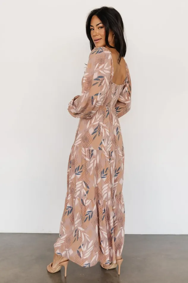 Baltic Born Maxi Dresses Barbara Maxi Dress Dusty Mauve Print 8211 Women Baltic Born Maxi Dresses Barbara Maxi Dress Dusty Mauve Print 8211 Women