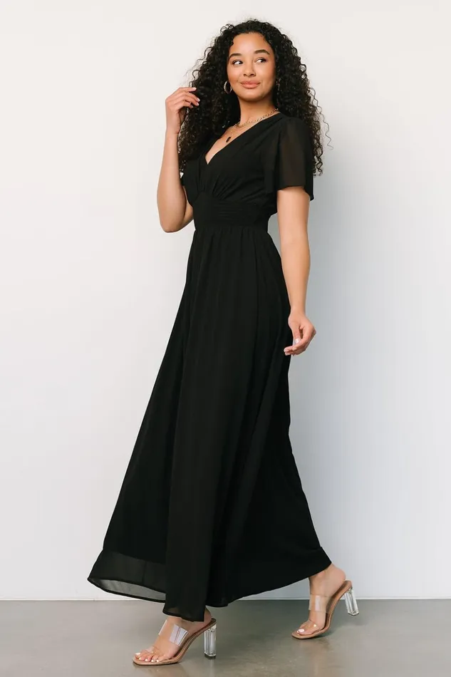 Baltic Born Maxi Dresses Birdie Maxi Dress Black 8211 Women Baltic Born Maxi Dresses Birdie Maxi Dress Black 8211 Women