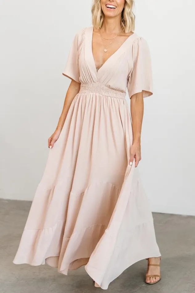 Baltic Born Maxi Dresses Delilah Maxi Dress Blush 8211 Women