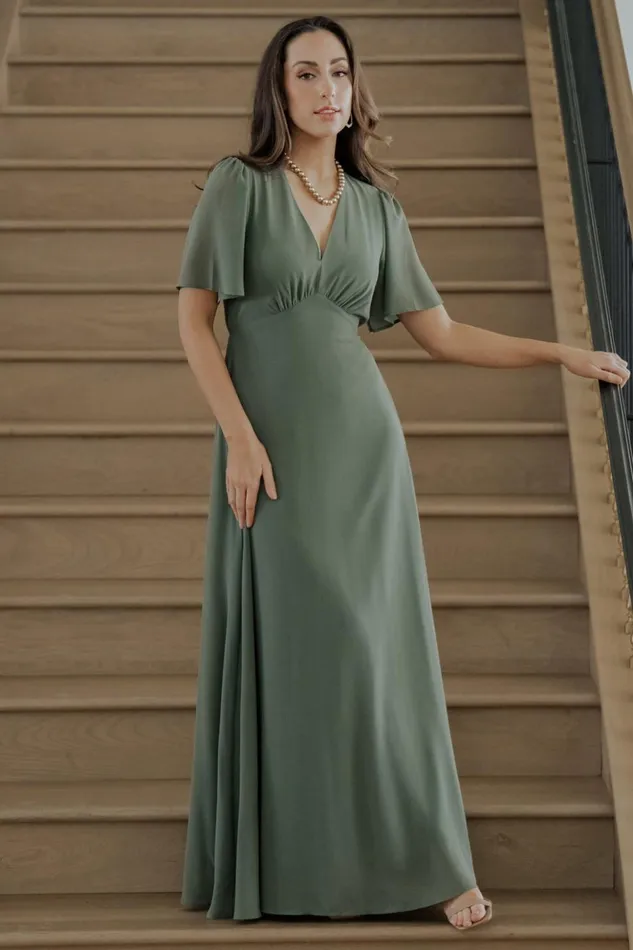 Baltic Born Maxi Dresses Esti Maxi Dress Dark Sage 8211 Women Baltic Born Maxi Dresses Esti Maxi Dress Dark Sage 8211 Women
