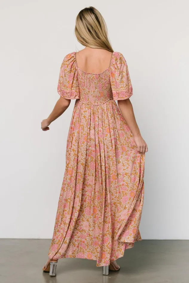 Baltic Born Maxi Dresses Evanthia Maxi Dress Vintage Blush Print 8211 Women Baltic Born Maxi Dresses Evanthia Maxi Dress Vintage Blush Print 8211 Women