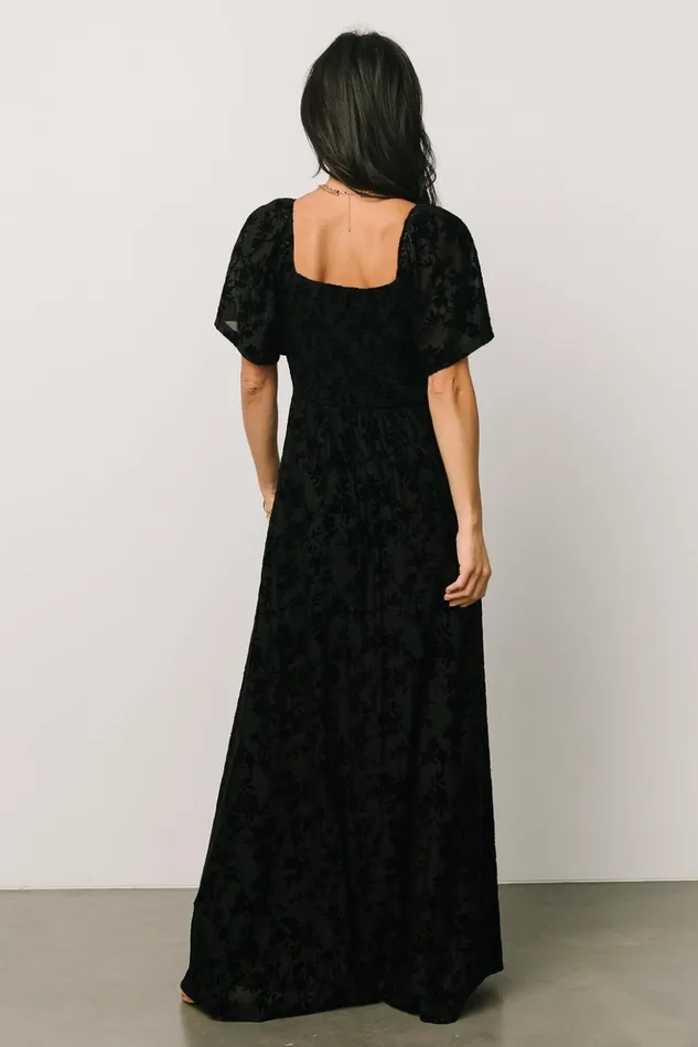 Baltic Born Maxi Dresses Everley Velvet Maxi Dress Black 8211 Women Baltic Born Maxi Dresses Everley Velvet Maxi Dress Black 8211 Women