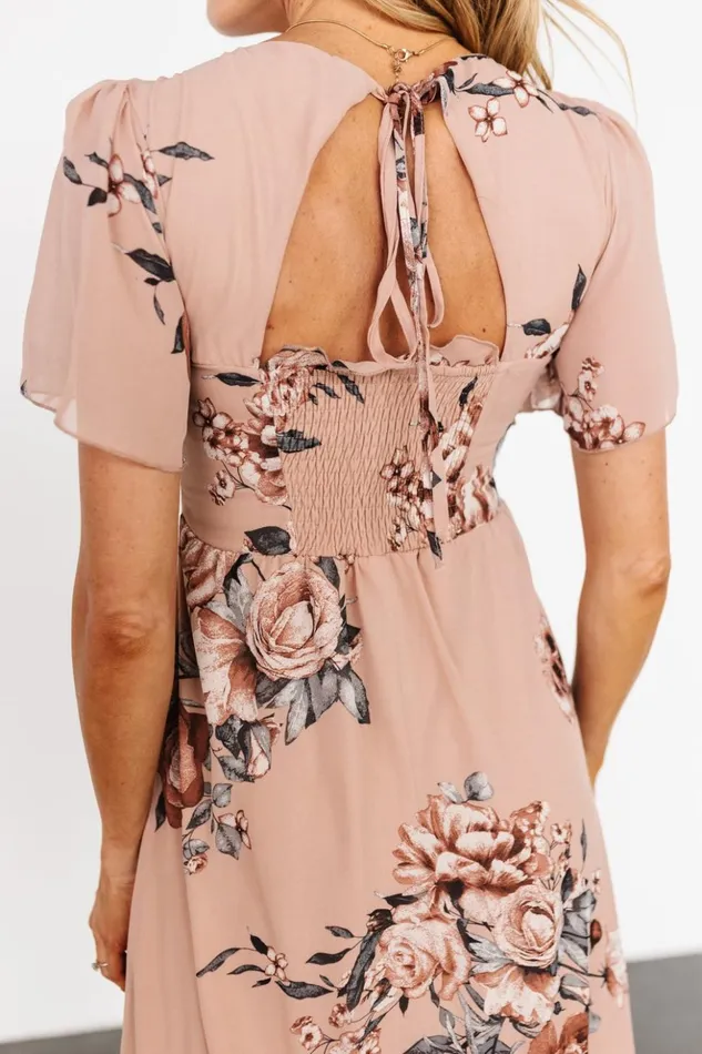 Baltic Born Maxi Dresses Fleur Maxi Dress Nude Floral 8211 Women Baltic Born Maxi Dresses Fleur Maxi Dress Nude Floral 8211 Women