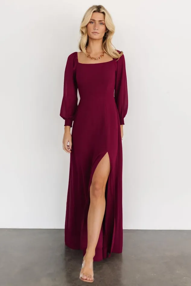 Baltic Born Maxi Dresses Giselle Maxi Dress Mulberry 8211 Women