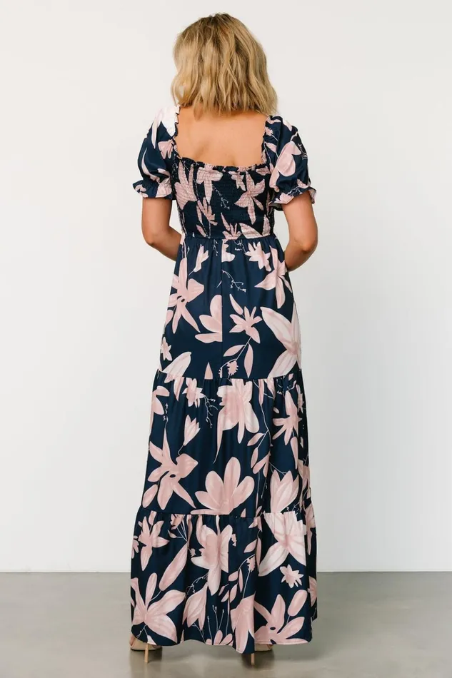 Baltic Born Maxi Dresses Hilaria Maxi Dress Navy Blush 8211 Women Baltic Born Maxi Dresses Hilaria Maxi Dress Navy Blush 8211 Women