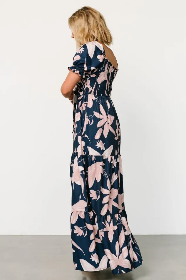 Baltic Born Maxi Dresses Hilaria Maxi Dress Navy Blush 8211 Women Baltic Born Maxi Dresses Hilaria Maxi Dress Navy Blush 8211 Women