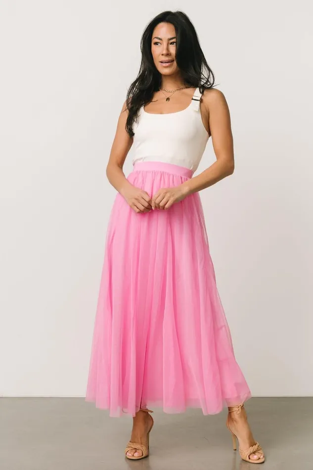 Baltic Born Maxi Dresses Mila Tulle Skirt Taffy Pink 8211 Women