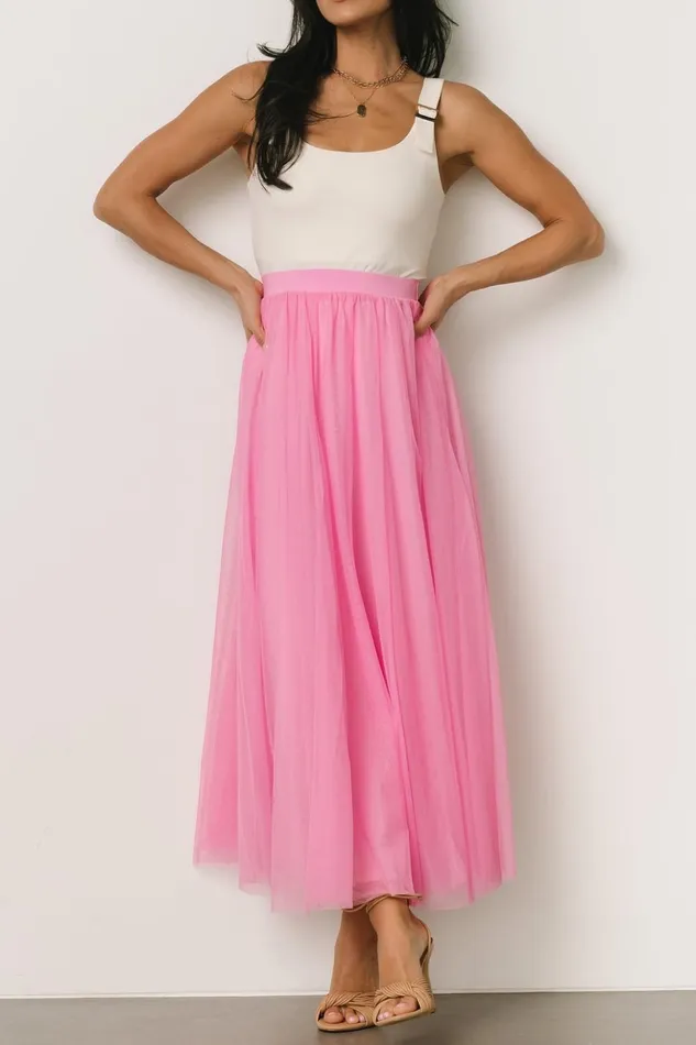 Baltic Born Maxi Dresses Mila Tulle Skirt Taffy Pink 8211 Women Baltic Born Maxi Dresses Mila Tulle Skirt Taffy Pink 8211 Women
